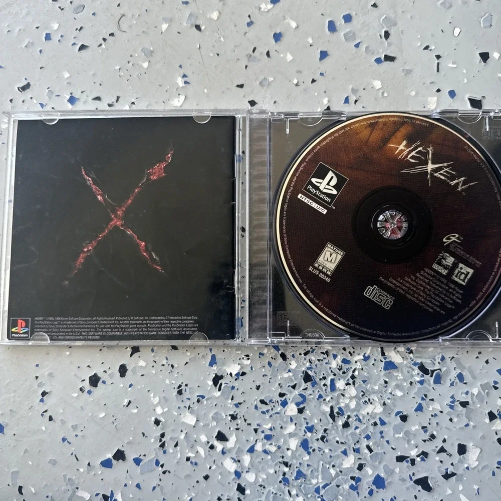 Sony PS1 - Hexen  (1997) - PS1 -‎ Complete/CIB PlayStation- Clean
